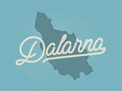 Dalarna coffee dalarna mug sweden typography vintage