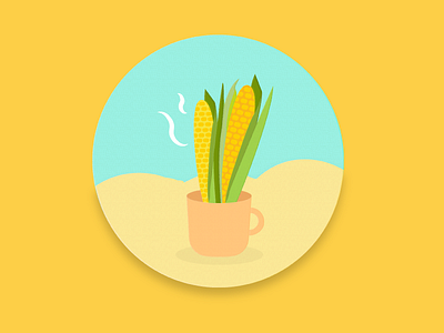 Corn Tea corn corn tea illust illustration tasty tea yummy