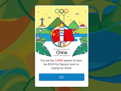 a game to rooting for China in the Olympic Games olympic rio