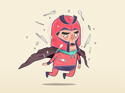 Everyday I'm Hovering ~ drawing graphic illustration illustrator magneto nghiem sydney william xmen