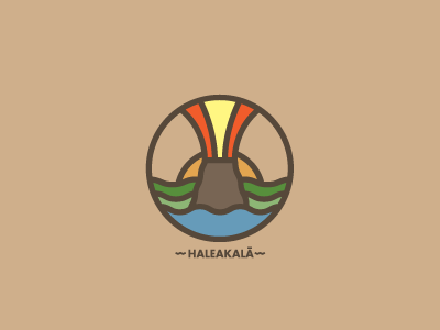 Haleakala logo mountains nature outdoors