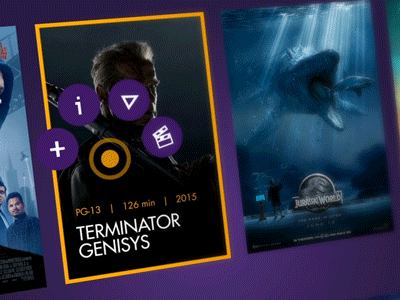 Shomi Press and Hold Menu 10ft gif interface loop menu mobile shomi tv ui ux video