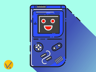 Vector Gameboy #4 console design gameboy graphic design inkscape pokemon vector