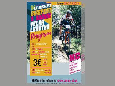 Bike fest bike dribble graphic poster