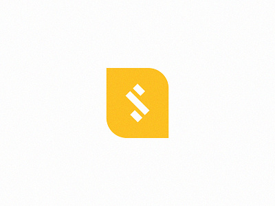 S blocks consulting gold icon leaf logo s