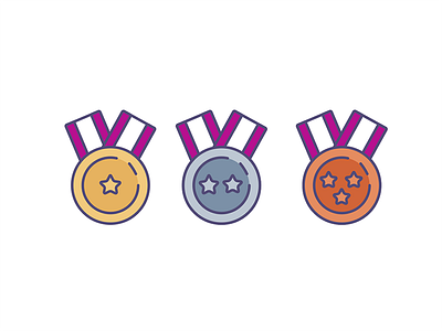 Medals icons medals ranking