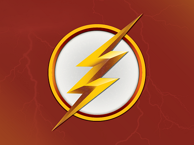 The Flash 3d comic dc dc comics fan art cw flash lightning logo red the flash tv yellow