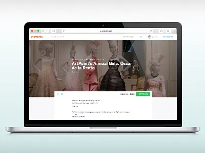 Eventbrite new brand touchpoint: Event listing brand branding design eventbrite graphic design identity logo rebrand