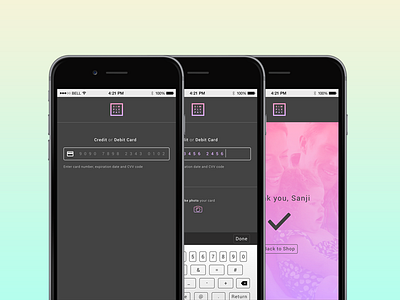 Credit card UX apple card credit debit ios iphone pay payment