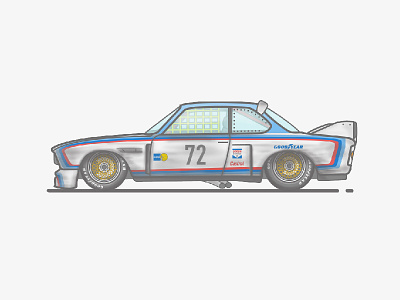 BMW 3.0 CSL Racecar bmw classic dtm e9 german icon mpower racecar