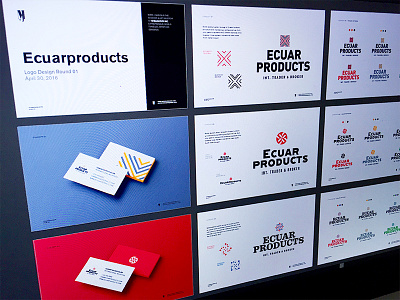 Presentation deck for client branding colors deck design ecuador illustrator indesign logo presentation product