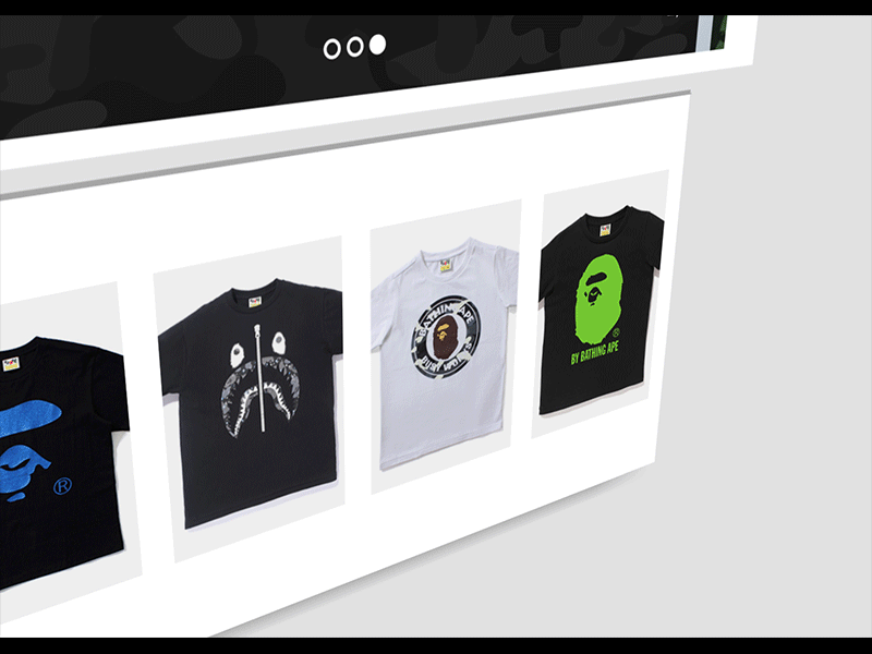 Bape (Quick Look Feature) animation bape gif animation motion graphics quick look ui ui animation ux