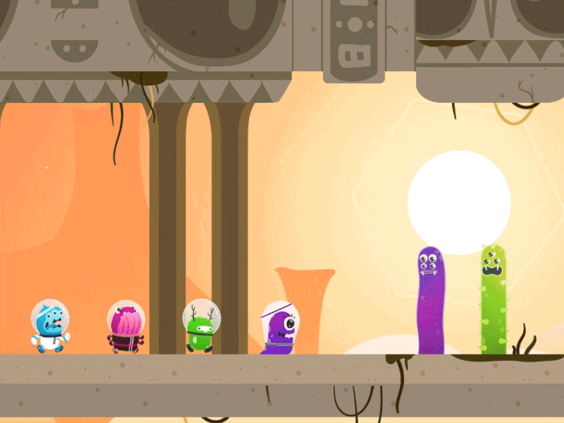 TEAMWORK! animation game game art game dev gif illustration indie dev video game