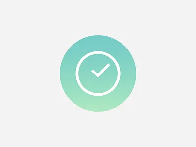 BusyMe Logo circle circular green logo minimal minimalism minimalistic teal