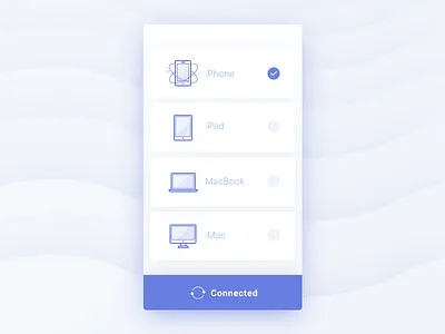 Connect the Apple Device 1 apple client connect device inspiration interaction interface ramotion the ui upload ux