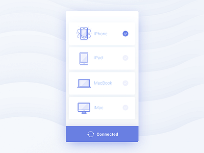 Connect the Apple Device 1 apple client connect device inspiration interaction interface ramotion the ui upload ux