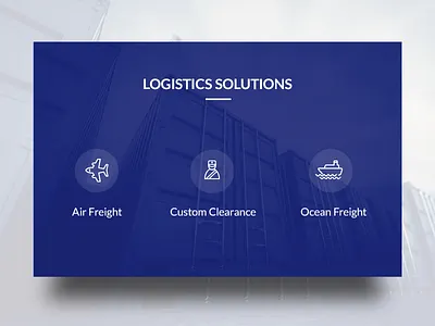 Widget Design logistics ui ux website widget
