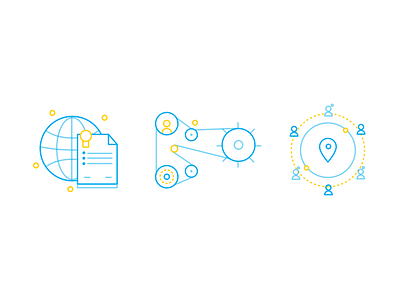 Unique Features Illustration illustration outline