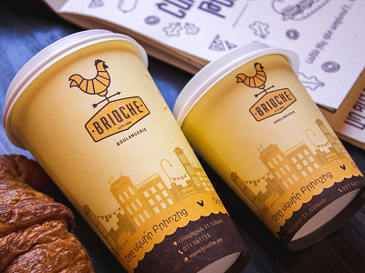 Brioche Bakery takeaway bakery branding braind french bakery packaging packaging design takeaway design