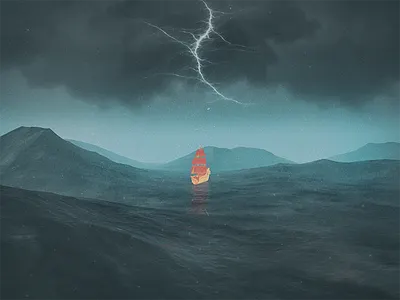 Diamond in the rough 3d abstract art color digital everydays sea