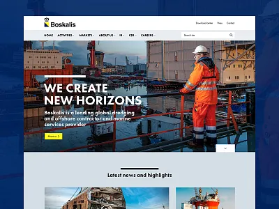 We create new horizons blue corporate redkiwi video