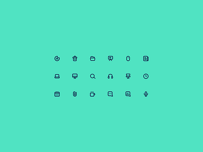 Office icons icon icons office outline set small