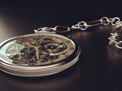 Pocket Watch - Octane Render Free Download Project 3d download free light material model octane octane render otoy pocket watch project render