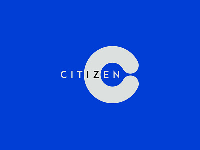 Citizen Restaurant in LA branding logo logomark typography