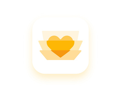 Tril app logo design app brand gold heart like logo love movies music social tril trust