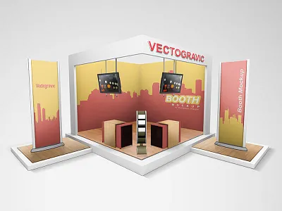 Free Display Mockup booth display free mockup mockup psd mockup sign tradeshow