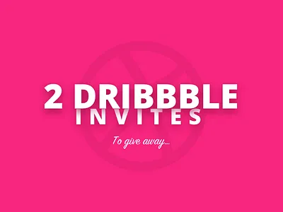 Dribbble Invite dribbble invite give away
