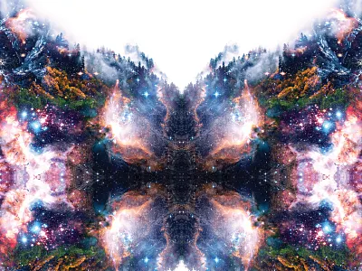 Of the Universe (001) mirror photoshop reflection universe