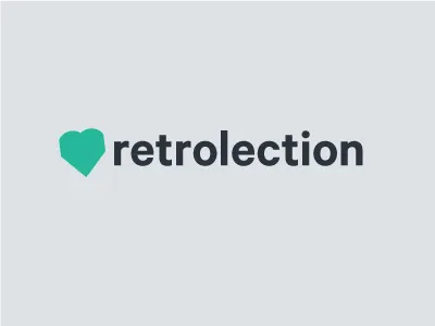 Logo For Retrolection agency brand design branding design flat logo minimal