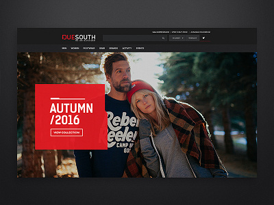 Due South ecommerce ui ux visual design