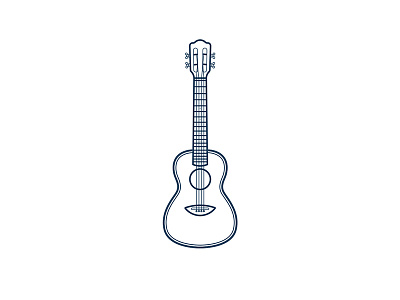 Ukulele icon illustration music ukulele