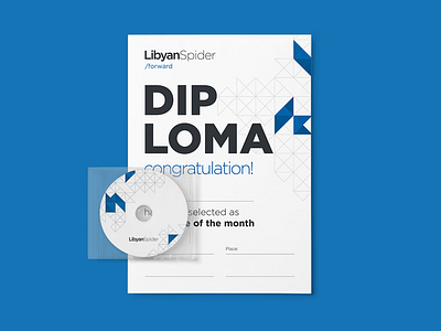 Part of Branding branding cd diploma stationery
