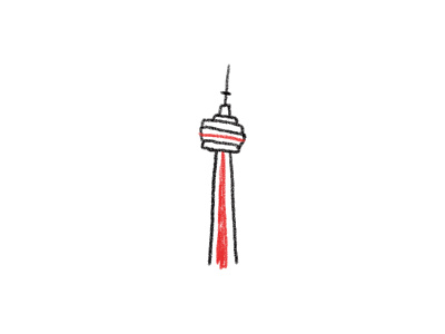 CN Tower canada cn cn tower cntower illustration landmark the6 toronto tower