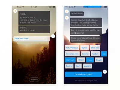 Chat Onboarding background chat onboarding photo ui