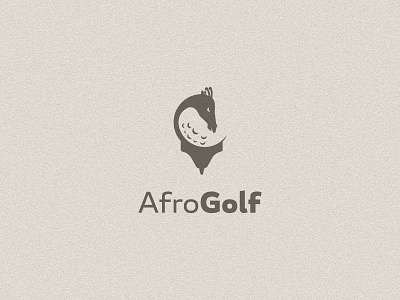 Africa golf africa animal ball brand giraffe golf logo sport