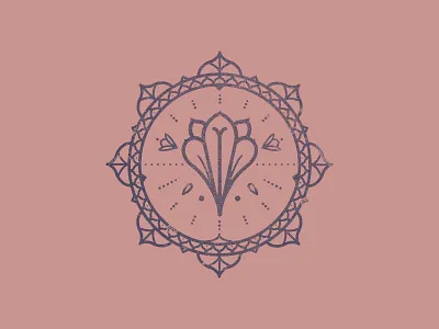 Mandala Stamp. graphic design identity logo design logotype
