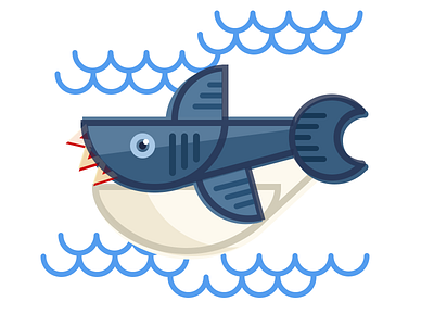 Super Shark animal fish sea shaq shark swim