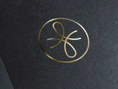 Divine emblem gold icon identity logo luxury
