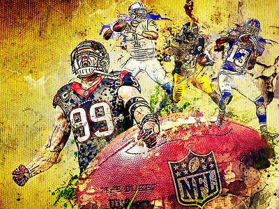 Football american football football illustration nfl