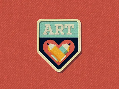 Outside Lands Patch: Art art badge dan kuhlken dkng graffiti heart icon nathan goldman patch san francisco vector