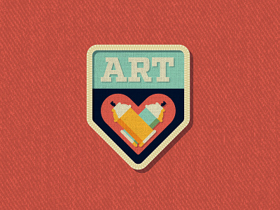 Outside Lands Patch: Art art badge dan kuhlken dkng graffiti heart icon nathan goldman patch san francisco vector