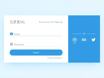 Daily UI #1 - Landing Page 100day daily langding login ui