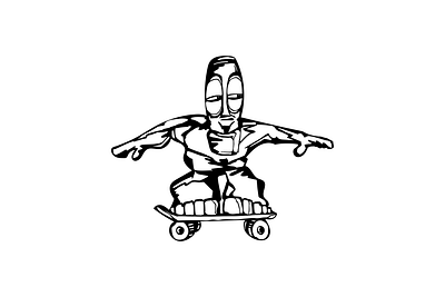 Stoned Skater branding illustration lifestyle skate skateboarder sticker tony voorhees tonyvoorhees tshirt