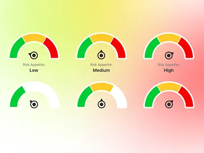 Risk Meter UI figma figma design resource finance fintech fintech mobile app fintech web app risk gauge risk gauge ui risk meter risk meter ui ui component