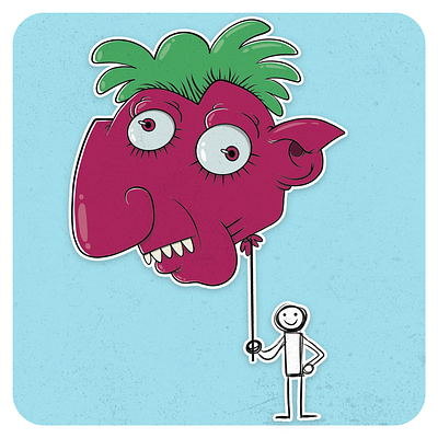 Globete cartoon child design illustration monster monsterdoodle