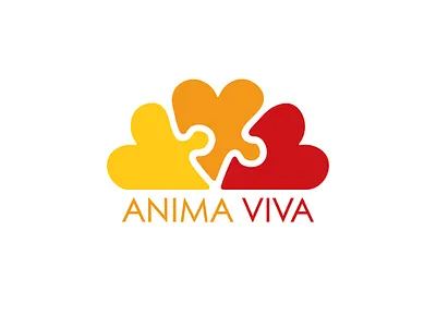 Logo and branding for ANIMA VIVA branding company graphic design logo logotype typography